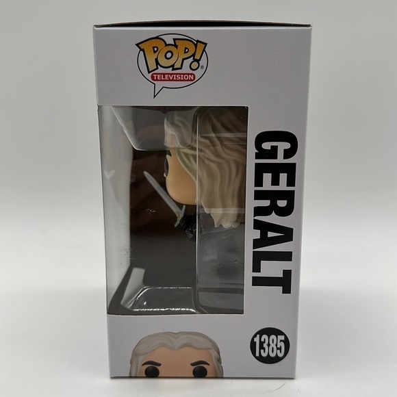 Funk Pop! #1385 Geralt The Witcher Netflix NEW - Picture 3 of 4